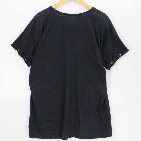 Vintage Cotton Code T-Shirt Men's Black & Gold Egyptian Print Single Stitch XL - Picture 7 of 9